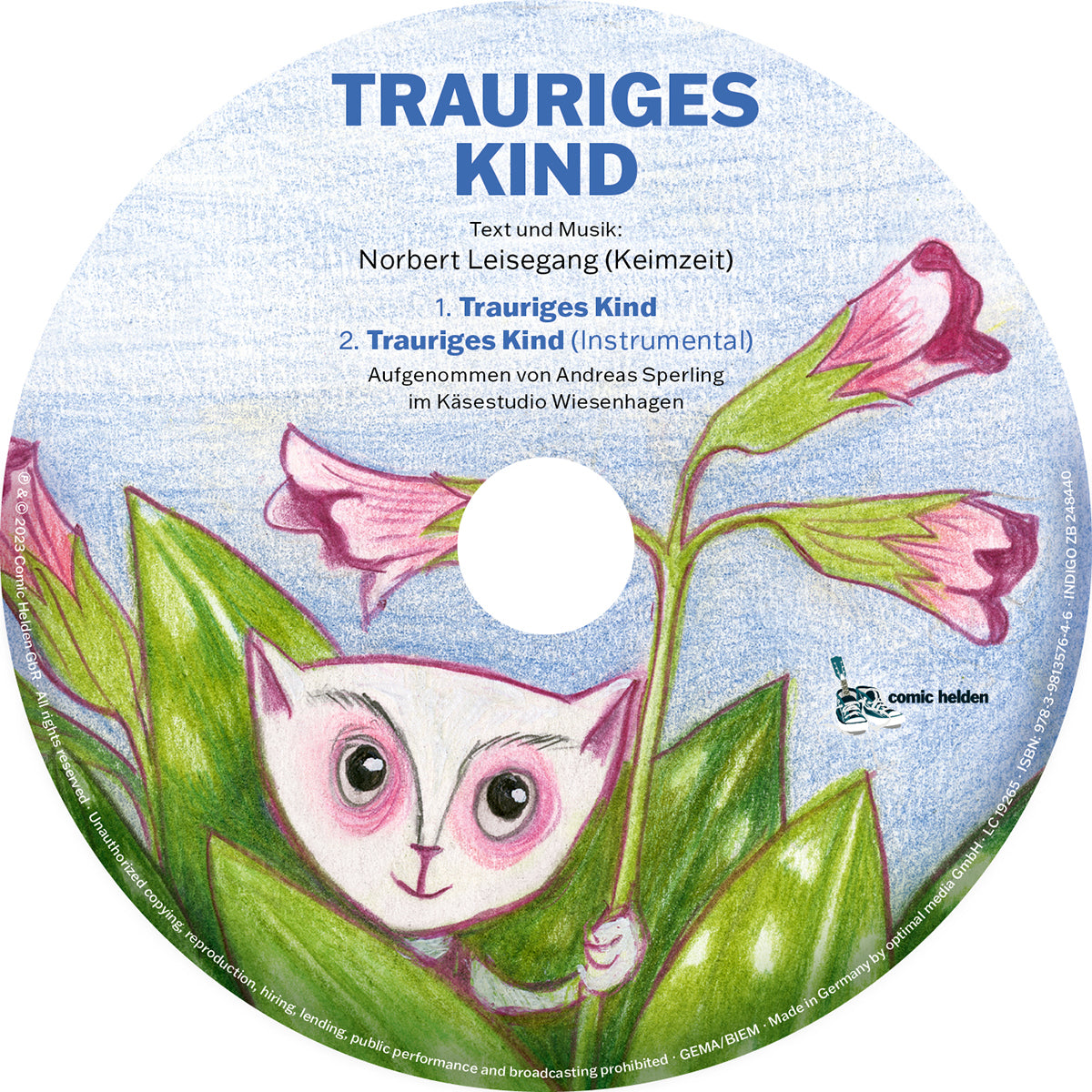 Norbert Leisegang (Keimzeit) - Buch mit CD - Trauriges Kind